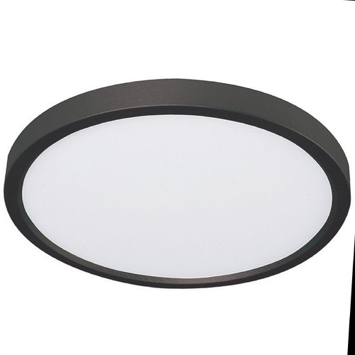 Afx Lighting Edge Round Black LED Flushmount Light