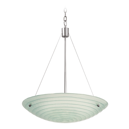 Kalco Lighting Kalco Lighting Aqueous Satin Nickel Pendant Light 5987SN