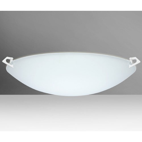 Besa Lighting Besa Lighting Sonya Frosted Glass White LED Flushmount Light 841925-LED-WH