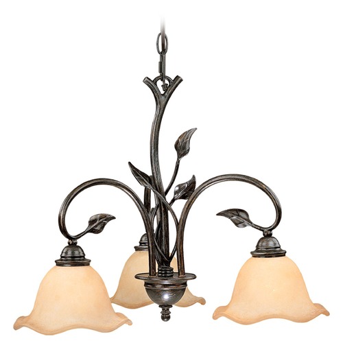 Vine Oil Shale Chandelier by Vaxcel Lighting