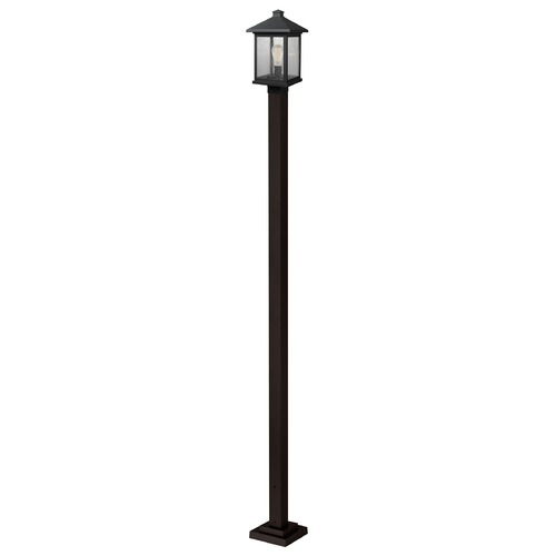 Z-Lite Portland Oil Rubbed Bronze Post Light by Z-Lite 531PHBS-536P-ORB