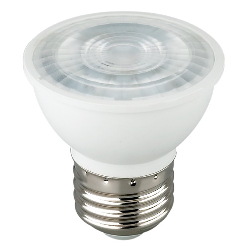 6.5W LED MR16 2700K 500 Lumens 40-Degree Medium Base 120Vs Dimmable by Satco Lighting