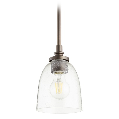 Quorum Lighting Rossington Oiled Bronze Mini Pendant by Quorum Lighting 3122-286