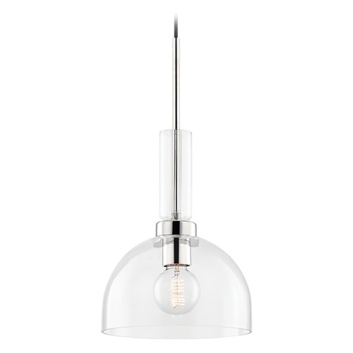 Tabitha Polished Nickel Pendant by Mitzi by Hudson Valley