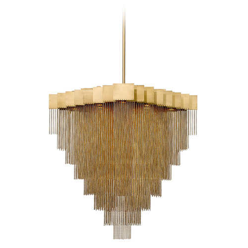 Bloomfield 31-Inch Oval LED Chandelier in Gold by Eurofase Lighting