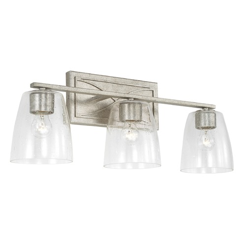 HomePlace by Capital Lighting Sylvia 24.25-Inch Antique Silver Bath Light by HomePlace by Capital Lighting 142331AS-488