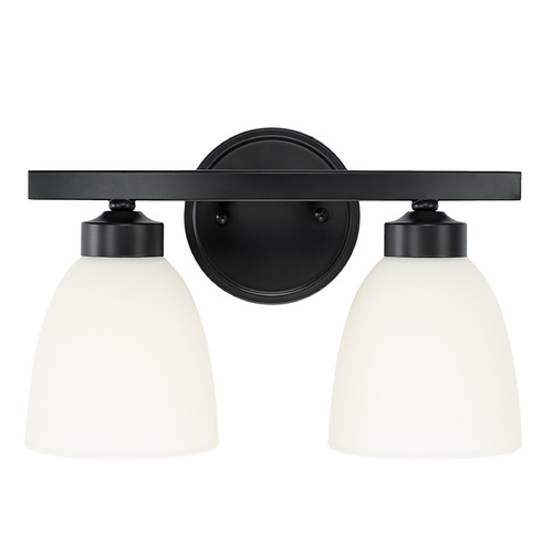 HomePlace by Capital Lighting Jameson 13-Inch Vanity Light in Matte Black by HomePlace Lighting 114321MB-333