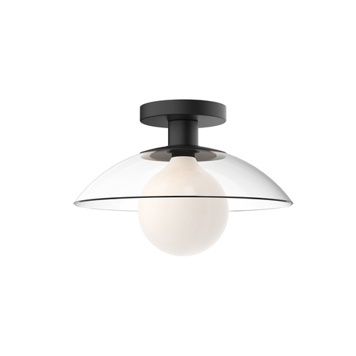 Alora Lighting Francesca Matte Black Semi-Flushmount Light