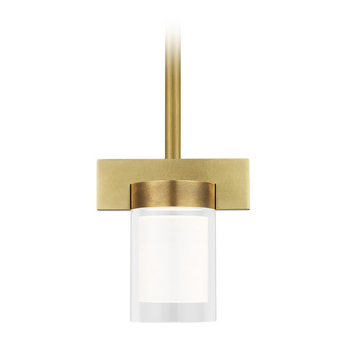 Esfera Small LED Pendant in Brass by Visual Comfort Modern