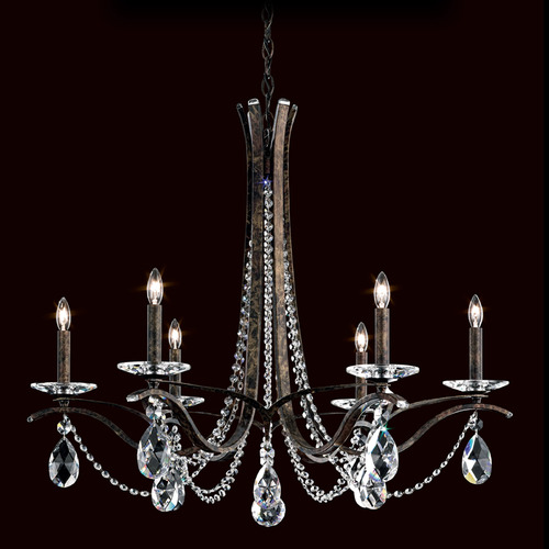 Schonbek Worldwide Lighting Vesca Heirloom Bronze Crystal Chandelier