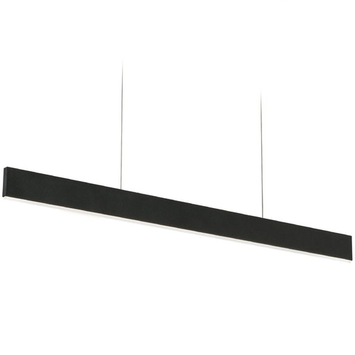 Afx Lighting Stealth Black LED Island Light with Rectangle Shade