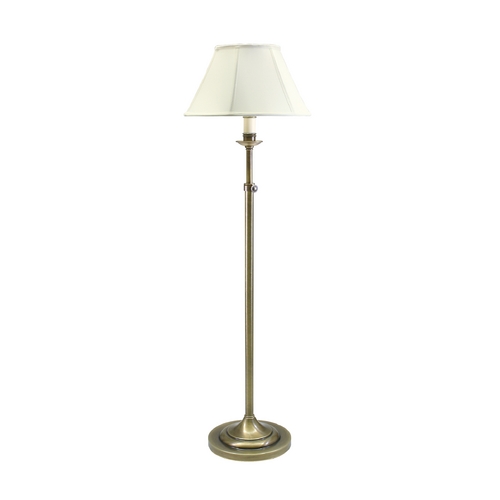 House of Troy Lighting Club Floor Lamp in Antique Brass by House of Troy Lighting CL201-AB