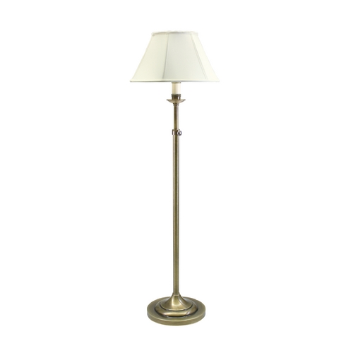 Club Floor Lamp in Antique Brass by House of Troy Lighting