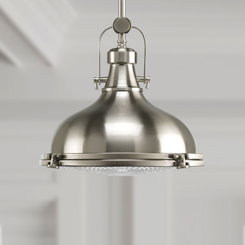 Progress Lighting Coastal LED Pendant in Brushed Nickel by Progress Lighting P5188-0930K9