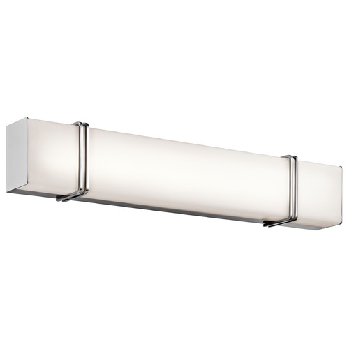 Impello 30.25-Inch Chrome LED Vanity Light by Kichler Lighting