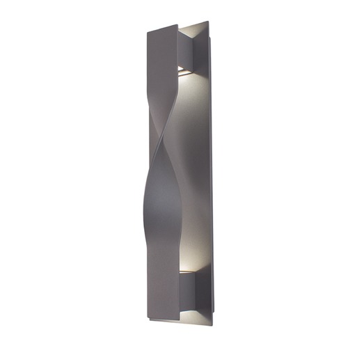Modern Forms by WAC Lighting Twist 20-Inch LED Outdoor Wall Light in Graphite by Modern Forms WS-W5620-GH