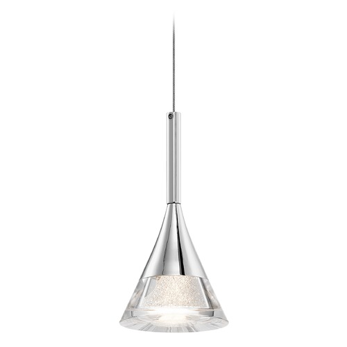 Elan Lighting Kabru 4.50-Inch Chrome LED Mini Pendant by Elan Lighting 83721