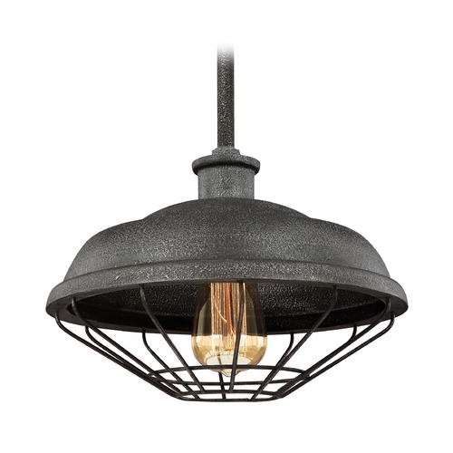 Generation Lighting Lennex Outdoor Hanging Pendant in Slate Grey by Generation Lighting P1452SGM