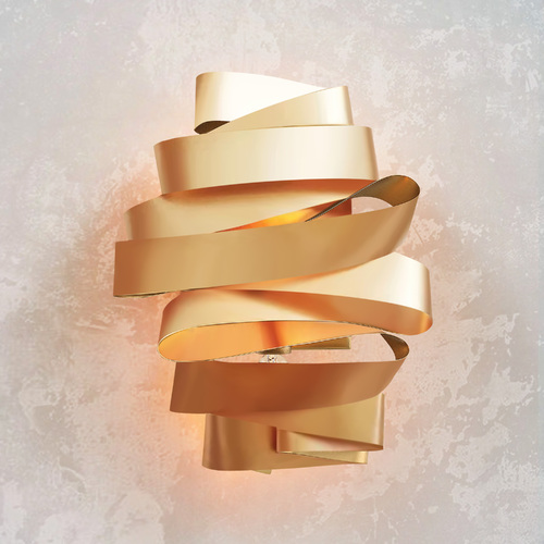 Delfina 2-Light Sconce in Deluxe Gold by Fredrick Ramond