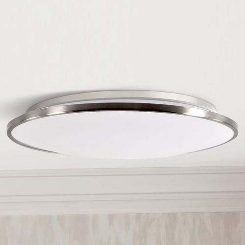 Puck 13.63-Inch LED Flush Mount in Brushed Nickel 3500K by Modern Forms