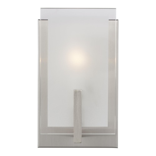Visual Comfort Studio Collection Syll LED Sconce in Brushed Nickel by Visual Comfort Studio 4130801EN-962