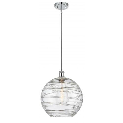 Athens Deco 12-Inch Pendant in Polished Chrome by Innovations Lighting