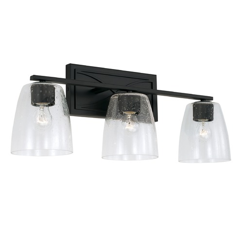 HomePlace by Capital Lighting Sylvia 24.25-Inch Matte Black Bath Light by HomePlace by Capital Lighting 142331MB-488