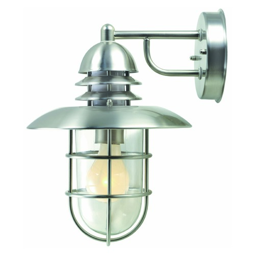 Stainless Steel Outdoor Wall Light by Lite Source Lighting