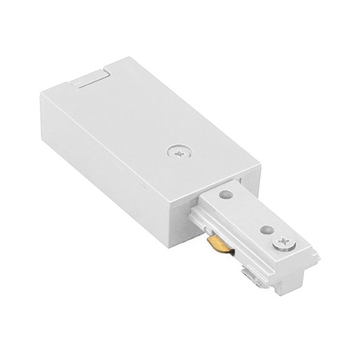 WAC Lighting WAC Lighting White L Track Live End Connector LLE-WT