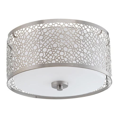 Mingle LED Brushed Nickel Flush Mount by Progress Lighting