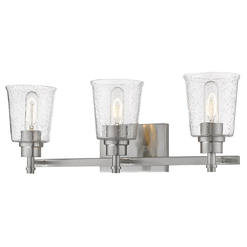 Z-Lite Bohin Brushed Nickel Bathroom Light by Z-Lite 464-3V-BN