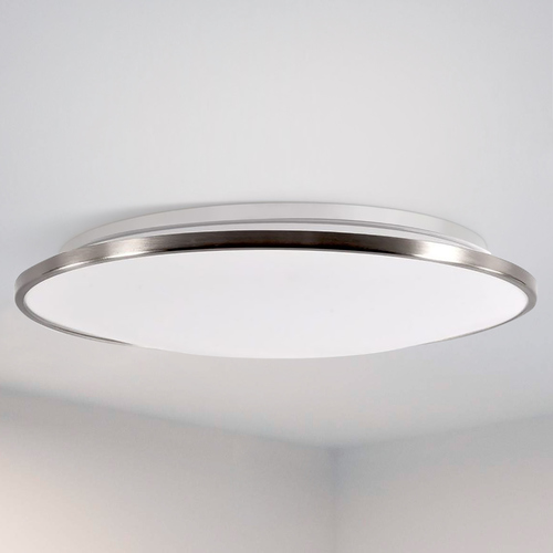 Modern Forms by WAC Lighting Puck 16.13-Inch LED Flush Mount in Brushed Nickel 3500K by Modern Forms FM-4516-35-BN