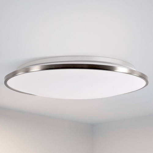 Puck 16.13-Inch LED Flush Mount in Brushed Nickel 3500K by Modern Forms
