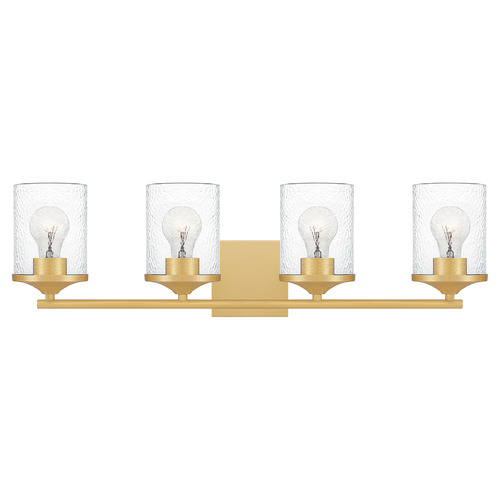 Abner 28-Inch Bath Light in Aged Brass by Quoizel Lighting