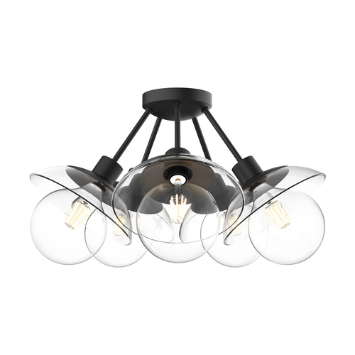 Alora Lighting Alora Lighting Francesca Matte Black Semi-Flushmount Light SF517220MBCL