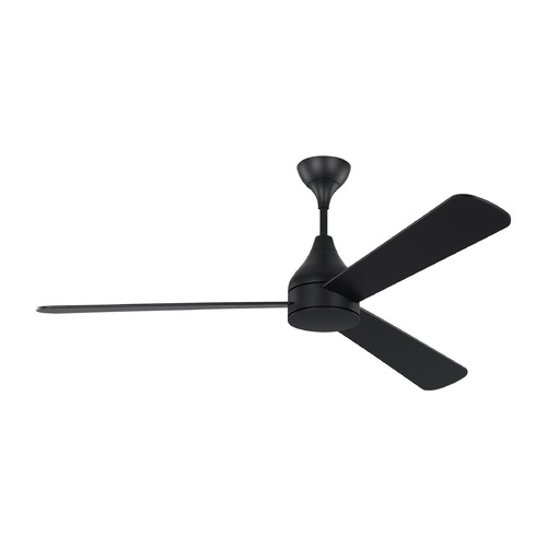 Visual Comfort Fan Collection Streaming Smart 60-Inch LED Fan in Black by Visual Comfort & Co Fans 3STMSM60MBKD