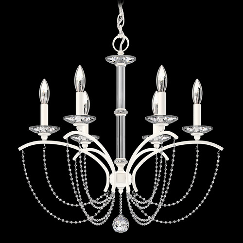 Schonbek Worldwide Lighting Priscilla White Chandelier