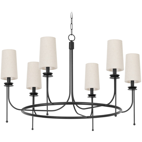 Troy Lighting Calder Forged Iron LED Chandelier