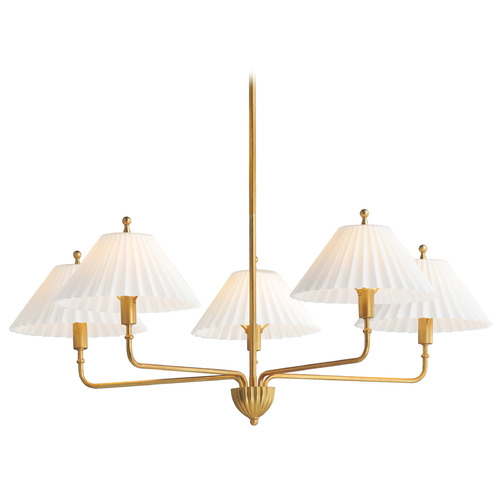 Kismet Gold Leaf Chandelier by Maxim Lighting