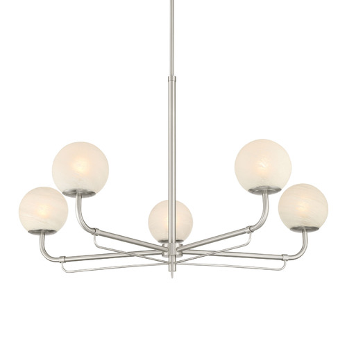 Whitehall 5-Light Chandelier in Brushed Nickel by Minka Lavery