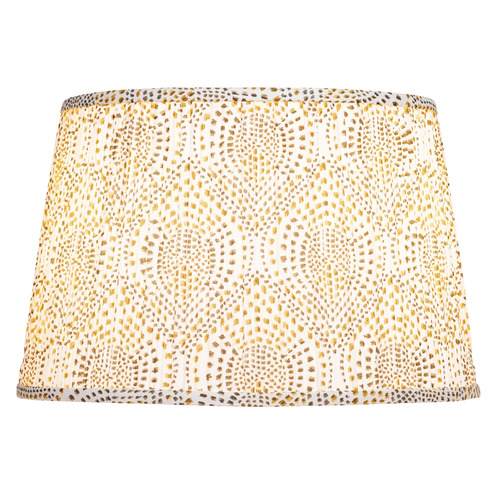 Gold / Brown / Ivory Empire Lamp Shade with Spider Assembly