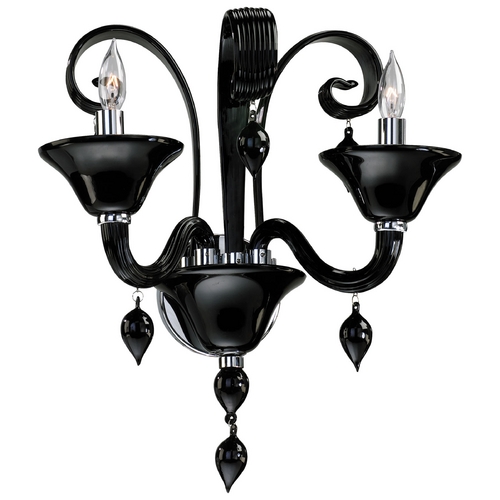 Cyan Design Cyan Design Treviso Chrome with Black Sconce 5283-2-14