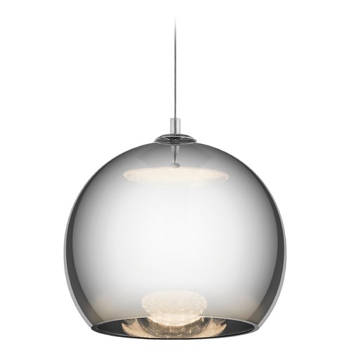 Elan Lighting Rendo 12-Inch Chrome LED Pendant by Elan Lighting 83791