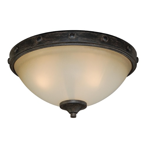 Vaxcel Lighting Halifax Black Walnut Flush Mount by Vaxcel Lighting C0076