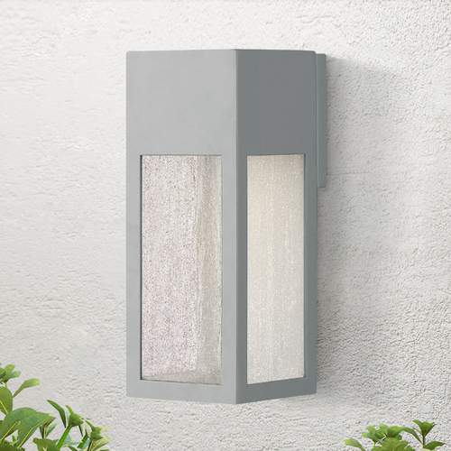 Hinkley Rook 12-Inch Titanium LED Outdoor Wall Light 2700K by Hinkley Lighting 1784TT-LL