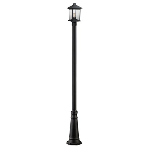 Z-Lite Portland Black Post Light by Z-Lite 531PHMR-519P-BK