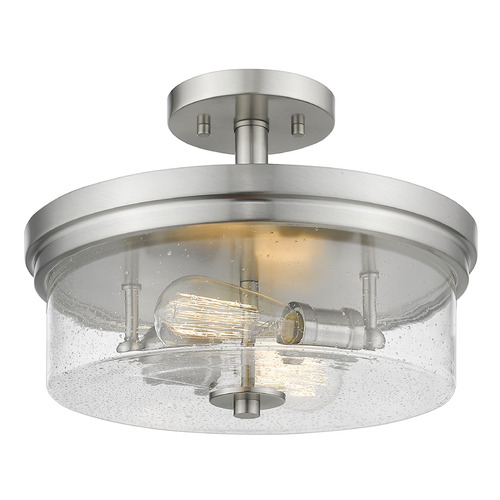 Bohin Brushed Nickel Semi-Flush Mount by Z-Lite