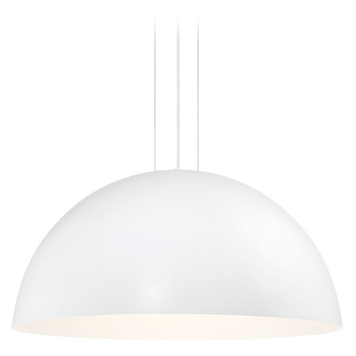 Laverton 47-Inch Round Pendant in White by Eurofase Lighting