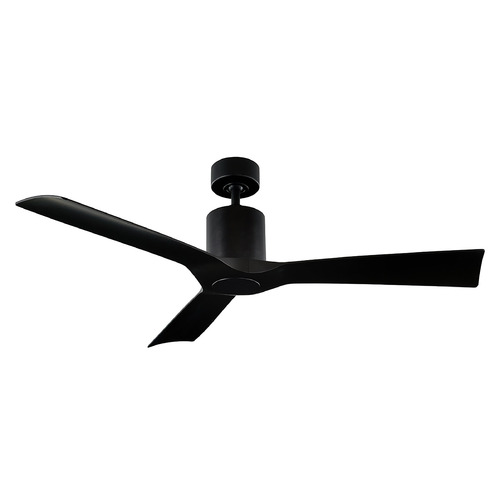 Modern Forms Aviator Matte Black Ceiling Fan Without Light