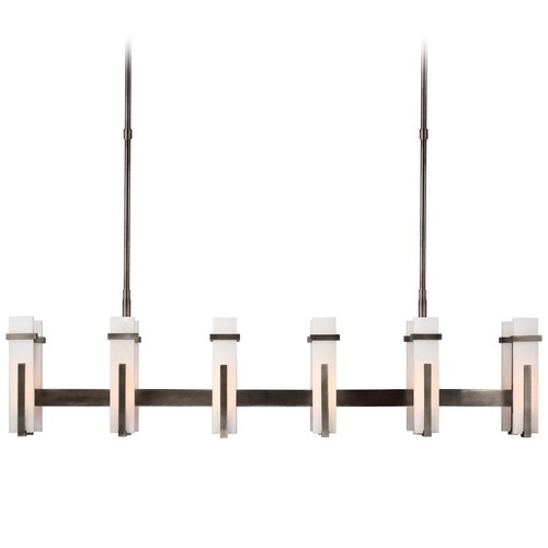 Ian K. Fowler Malik Linear Chandelier in Bronze by Visual Comfort Signature